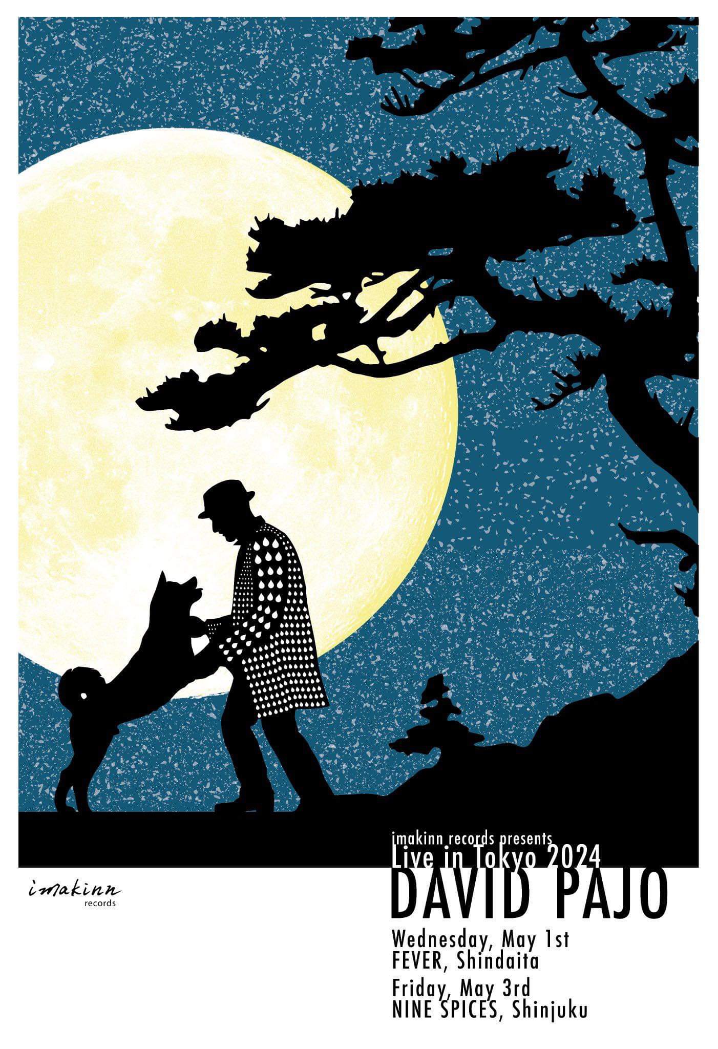 imakinn records presents
                    「DAVID PAJO Live in Tokyo 2024」